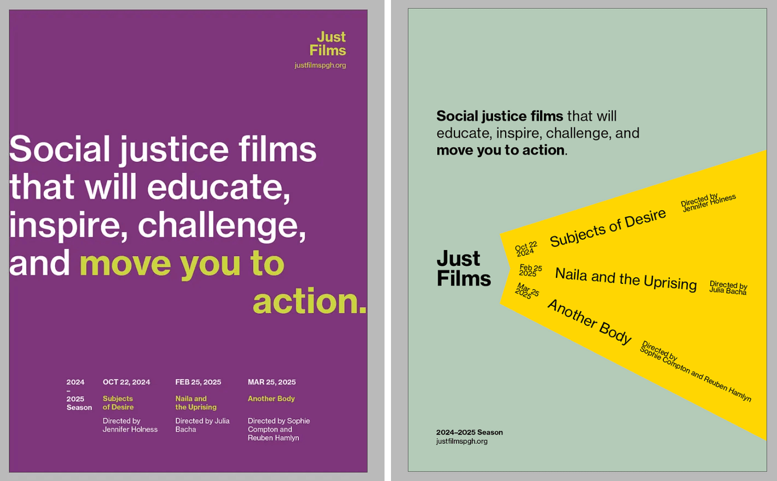 Typographic Event Series Poster